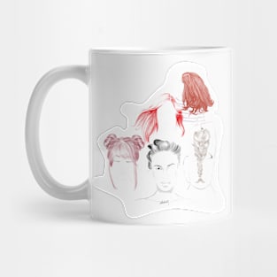 5 girls Mug